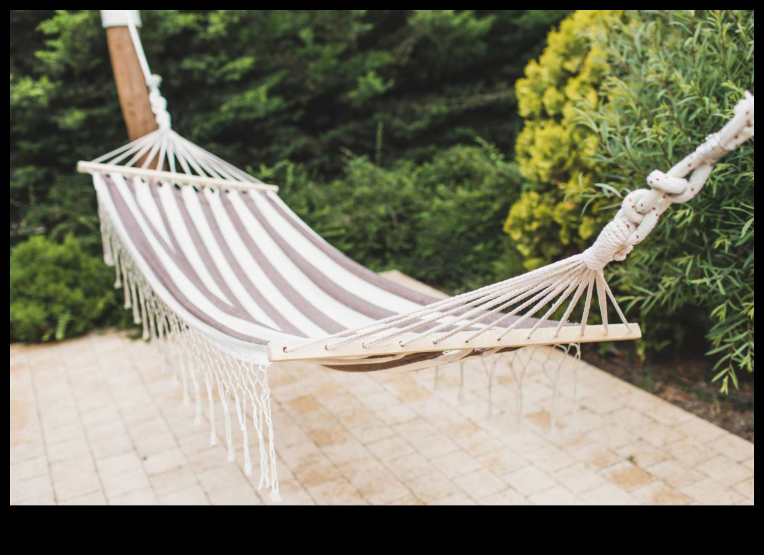 Sfaturi pentru decorarea zonei exterioare pentru hamac