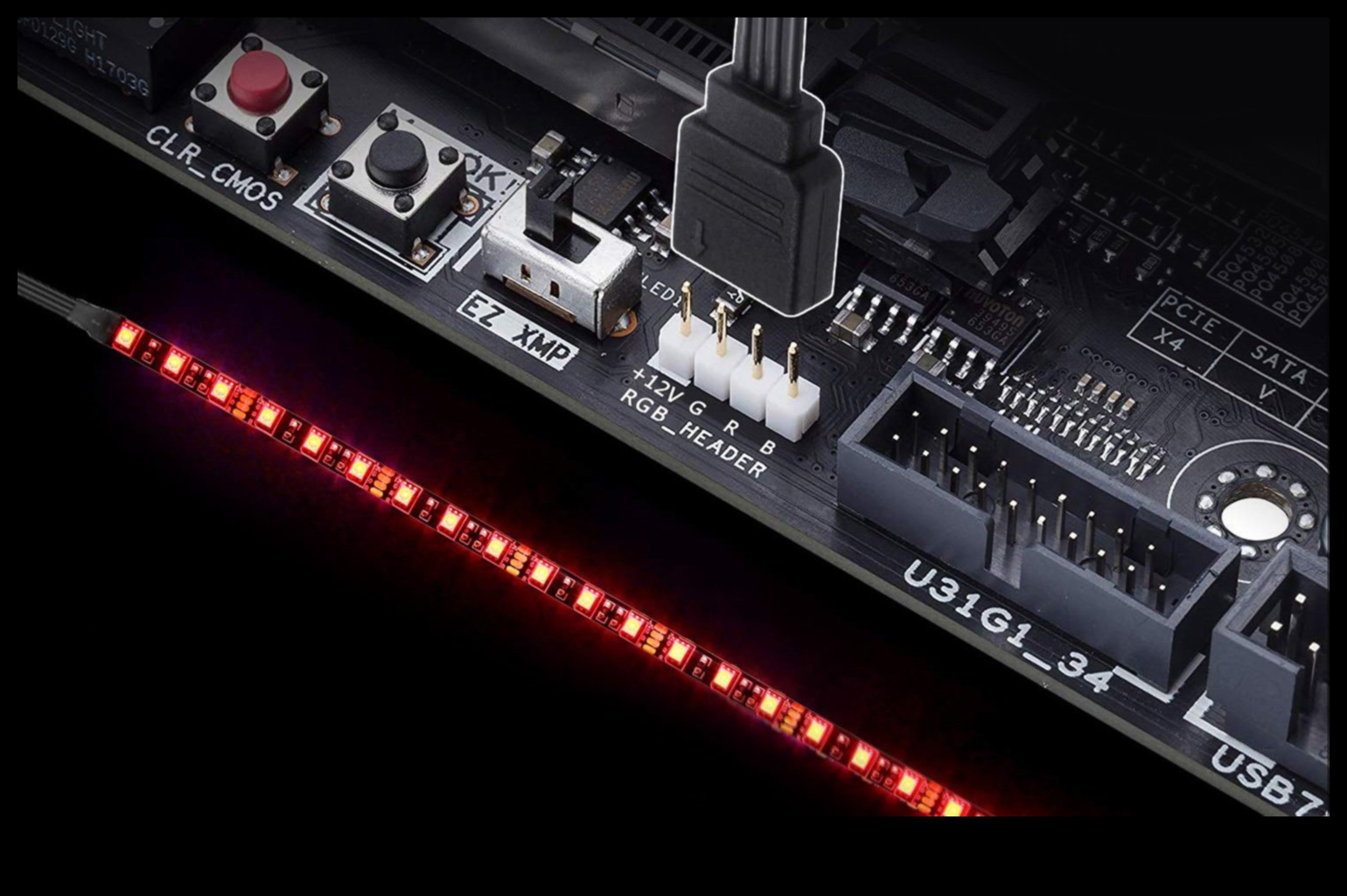 Antete RGB pentru placa de bază: conectarea și controlul luminii