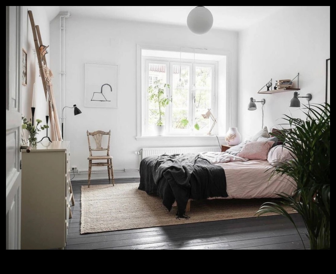 Puteți sugera modalități de a crea un dormitor de inspirație scandinavă folosind Idei de decor?
