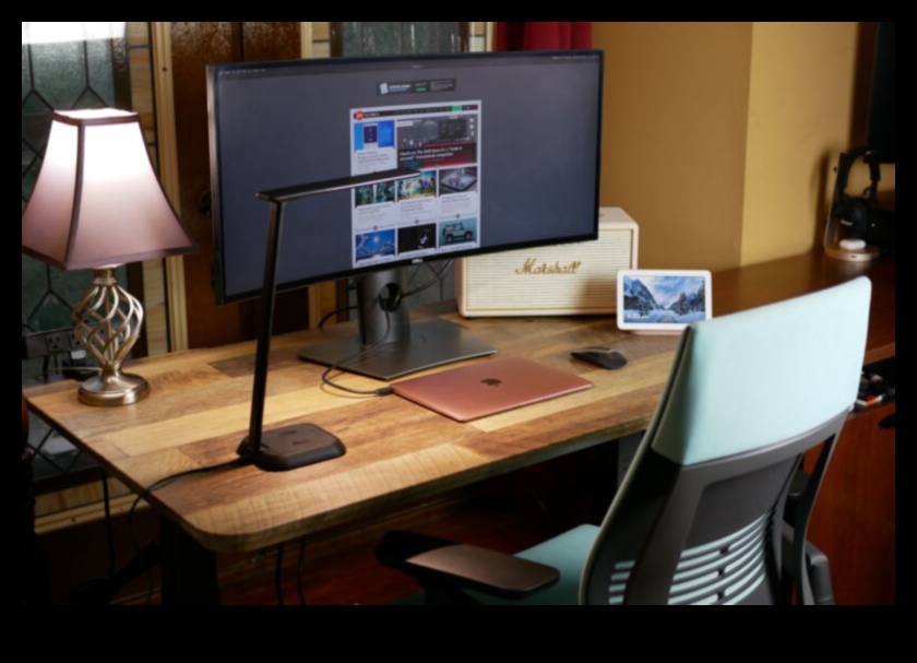 Design birou pentru laptop: accesorii pentru crearea unui spațiu de lucru productiv