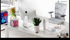 Design birou pentru laptop: accesorii pentru crearea unui spațiu de lucru productiv