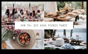 Puteți oferi sfaturi pentru decorarea unui loc de picnic în aer liber cu vibrații boho?